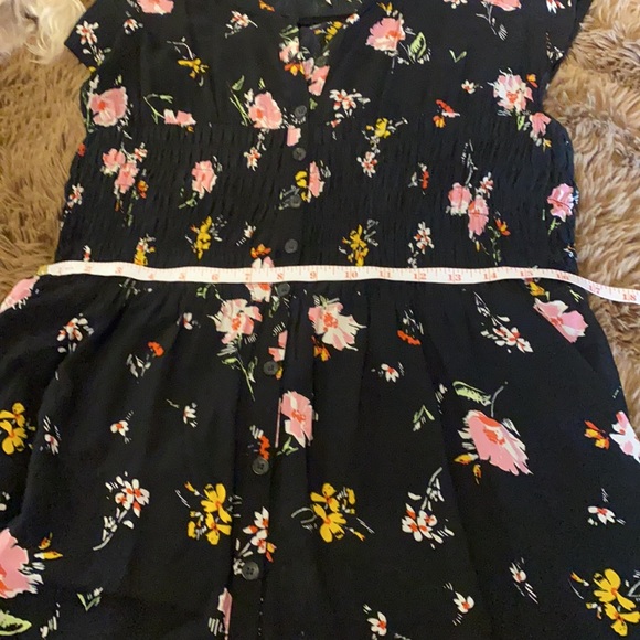 Free People black and pink floral dress - Picture 8 of 12